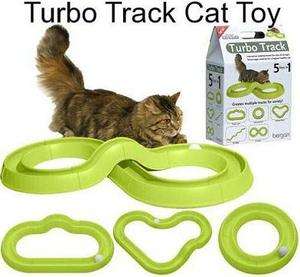 PACK BERGAN TURBO TRACK CAT TOY 5 TOY SHAPES IN 1  