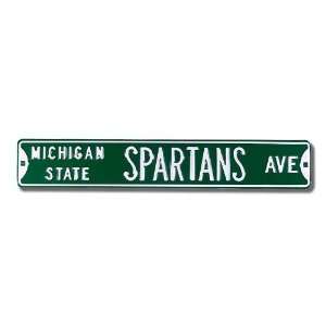  MICHIGAN STATE SPARTANS AVE Street Sign