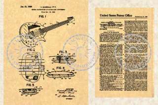 Coral Electric Sitar Patent Danelectro Guitar 2of2 #761  