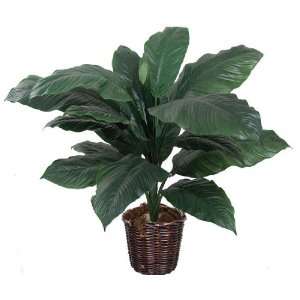  40 Artificial Silk Spathiphyllum Floor Plant with 18 