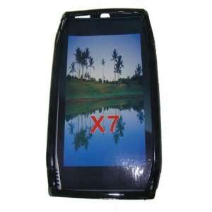    Black Gel skin case cover pouch holster for Nokia X7: Electronics