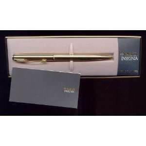  Parker Insignia 14K Gold Plated Dimonite G Ball Pen 