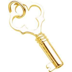  Rembrandt Charms Key Charm, Gold Plated Silver Jewelry