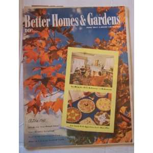  Better Homes and Gardens Magazine; October 1941: Inc 