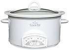 New Crock Pot 38501 W 5 Quart Round Smart Pot Slow Cooker White Super 