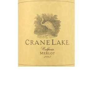    2007 Crane Lake Merlot California 750ml Grocery & Gourmet Food
