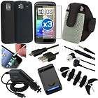 12in1 accessory bundle case film battery charger headset for htc