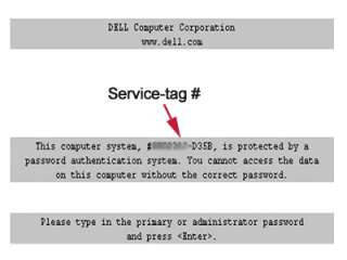 Dell Bios Password Unlock Removal 595B D35B 2A7B HDD PW  