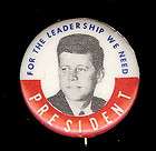   JFK JOHN F KENNEDY SOFT PLASTIC CAMPAIGN PICTURE FLASHER BUTTON  