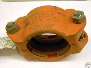 New 4 Victaulic Ductile Iron Roust A Bout Coupling 99N  