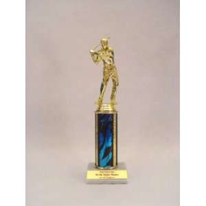  8 Inch Quick Ship Single Column Trophy: Male Golf Figure 