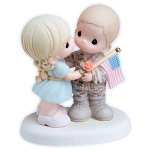 Precious Moments Military Figurines: My Soldier, My Hero Porcelain 