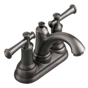   Faucet with Speed Connect Drain with Lever Handles, Blackened Bronze