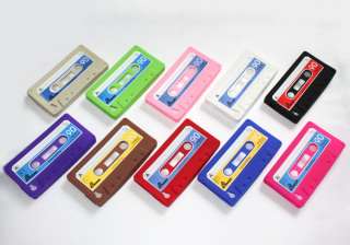 Retro Cassette Tape Silicon Case cover for iphone 4 4G★  