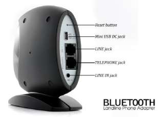   Bluetooth Landline Phone Adapter   Skype / Google Talk / MSN Messenger