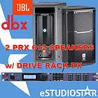   PRX 612 M PRX612 POWERED SPEAKERS, DBX DRIVERACK PX SPEAKER OPTIMIZER