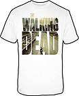   LICENSED THE WALKING DEAD POSTER IN LOGO AMC SHOW ADULT SHIRT XL