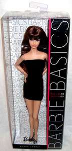 Barbie Basics Black Label Doll Model 03 Collection 001 MIB Dress 2010 