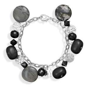   Inch Silver Plated Fashion Bracelet: West Coast Jewelry: Jewelry