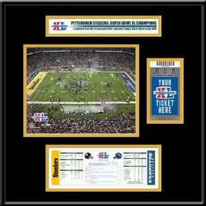   Pittsburgh Steelers Super Bowl XL Ticket Frame Jr.: Sports & Outdoors