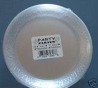 Plates 6 Clear Plastic 100 ct Weddings/Parties  