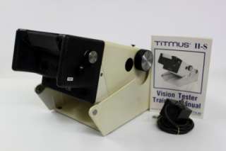   II S Optical Vision Tester w/ 8 Slides Eye Testing Equipment  