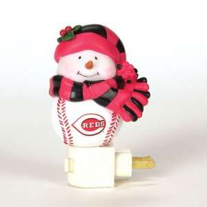  Cincinnati Reds MLB Home Run Snowman Night Light (5 inch 
