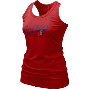 Nike Boston Red Sox Ladies Red 7th Inning Stretch Tank Top  