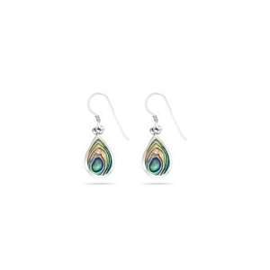  Paua Shell Teardrop Earrings Jewelry