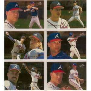  1995 Atlanta Braves Fleer Flair Baseball Team Set (World Series 
