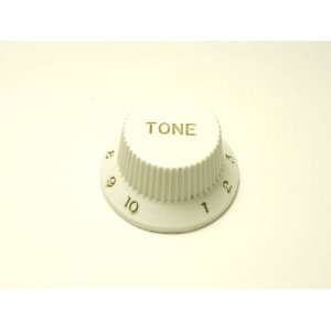   Tone Knobs for Fender Stratocaster Metric (White): Musical Instruments