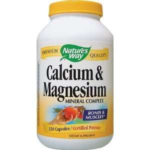  Natures Way Calcium & Magnesium Mineral Complex 250 Caps 