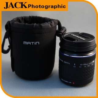Water resistant Neoprene Soft Camera Lens Pouch bag backpack Case 