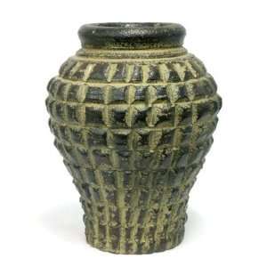  Rustic Ceramic Textured Vase: Home & Kitchen