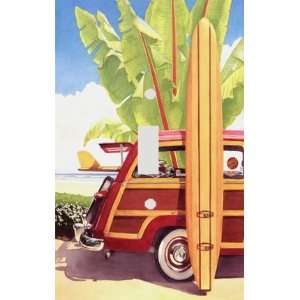 Surfboard and Woody Decorative Switchplate Cover