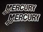 MERCURY Outboard carbon fiber 20 inch Decals  