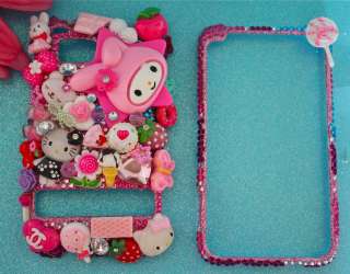  & MY MELODY☆ HTC THUNDERBOLT & INCREDIBLE 6400 Crystal BLING CASE