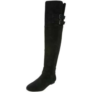 Calvin Klein Womens Boots Michelle Suede E7185 Black Color 1/2 Heel 