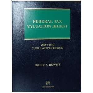  Federal Tax Valuation Digest (9780791371862) RIA Books