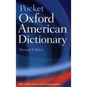  Pocket Oxford American Dictionary  N/A  Books