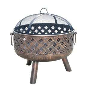  Deeco Consumer Products Woven Charm Fire Pit: Patio, Lawn 