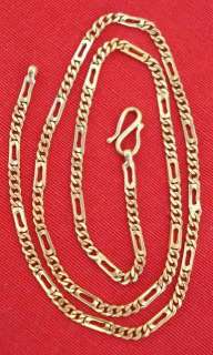 VINTAGE ANTIQUE 22 CT GOLD HANDMADE LINK CHAIN NECKLACE  