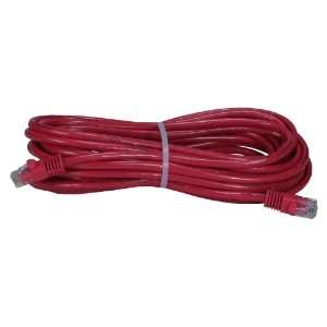  QVS 7ft 350MHz CAT5E Stranded Snagless Red Patch Cord 