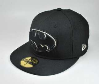   59Fifty Fitted DC Comics Superman Caracter Black Silver Logo  