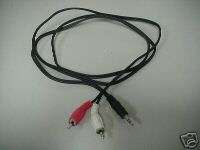 Adapter Cables 1/8th Inch Speaker to Stereo RCA A1  