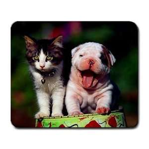  cut puppy and kitten Large Mousepad mouse pad Great Gift 