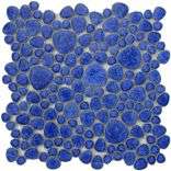   Quarry Blue Cloud Porcelain Mosaic Tile (Pack of 10)  Overstock
