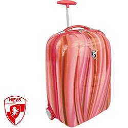 Heys XCase Exotic Polycarbonate 20 inch Red Flow Carry on   