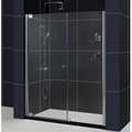 Elegance Collection Shower Door for 56.25 to 58.25 inch Width Range 