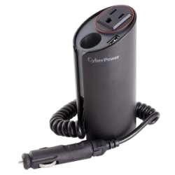 CyberPower CPS150CHU Mobile Power Inverter 150W with USB Charger   Cu 